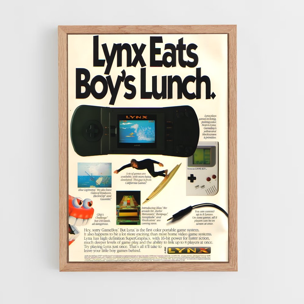 Poster Atari Boy – affiche Consoles (vue 4)